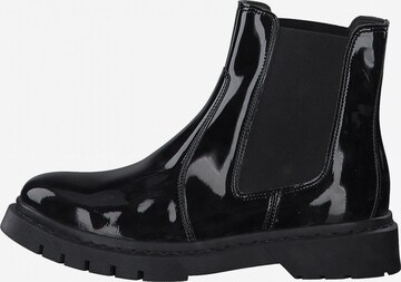 TAMARIS Chelsea boots in Zwart