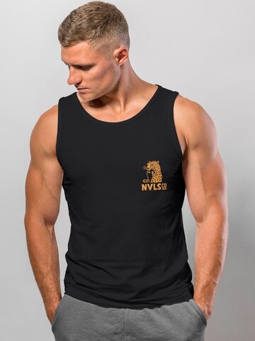 Neverless Shirt 'Eat pasta' in Black