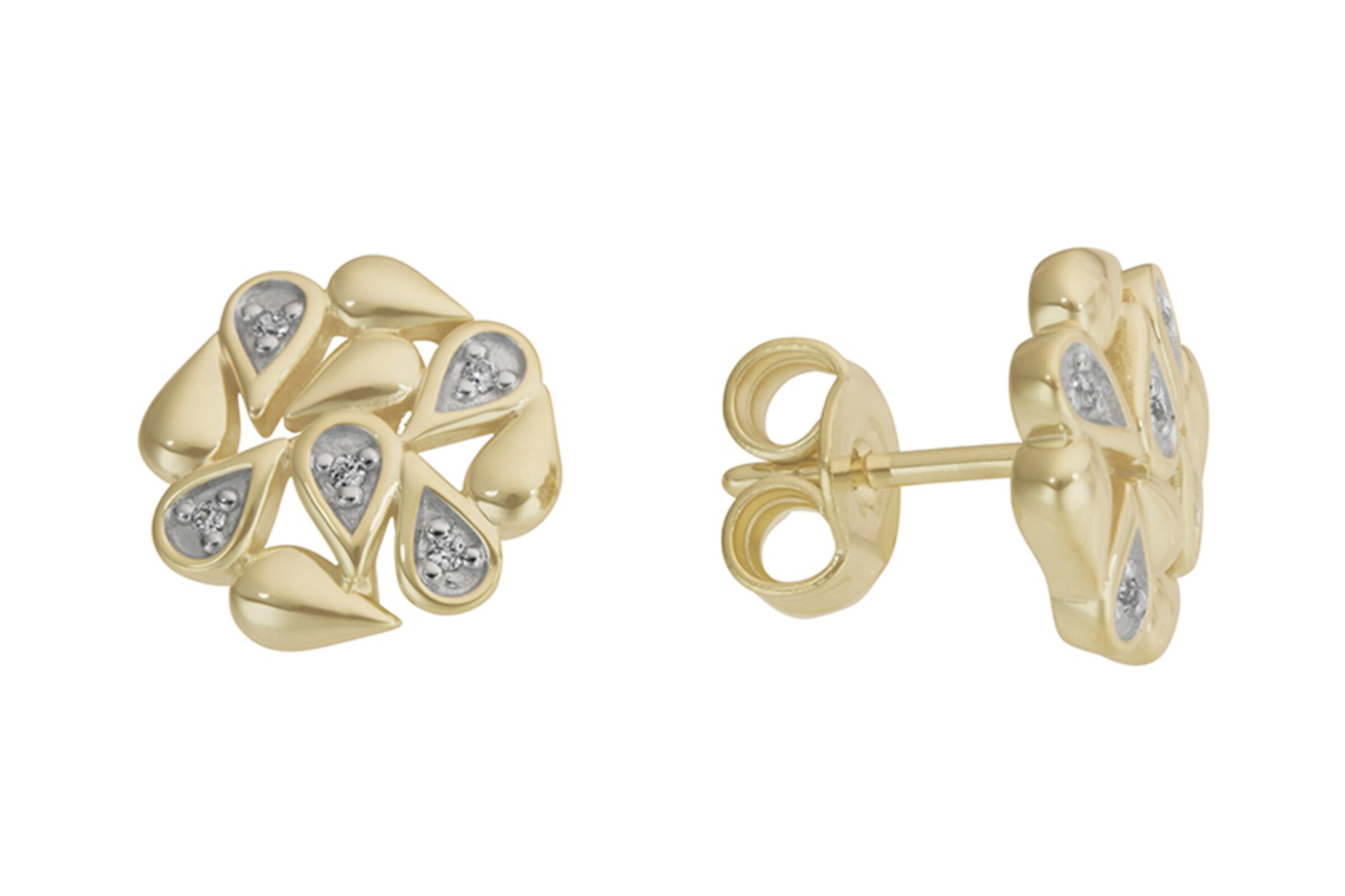 FIRETTI Ohrringe in Gold: Vorderseite