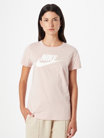 Tricou 'FUTURA' de la Nike Sportswear pe roz: față