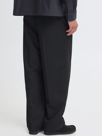 Casual Friday Loosefit Bandplooibroek 'Grant' in Zwart