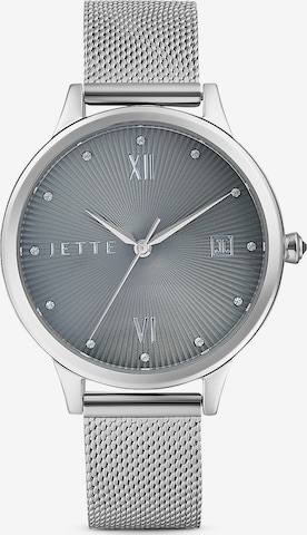 JETTE Analog Watch in Silver: front