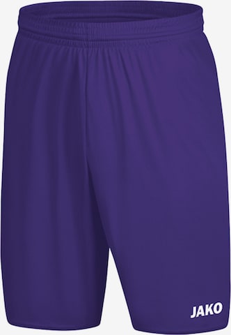 JAKO Regular Workout Pants 'Manchester 2.0' in Purple: front