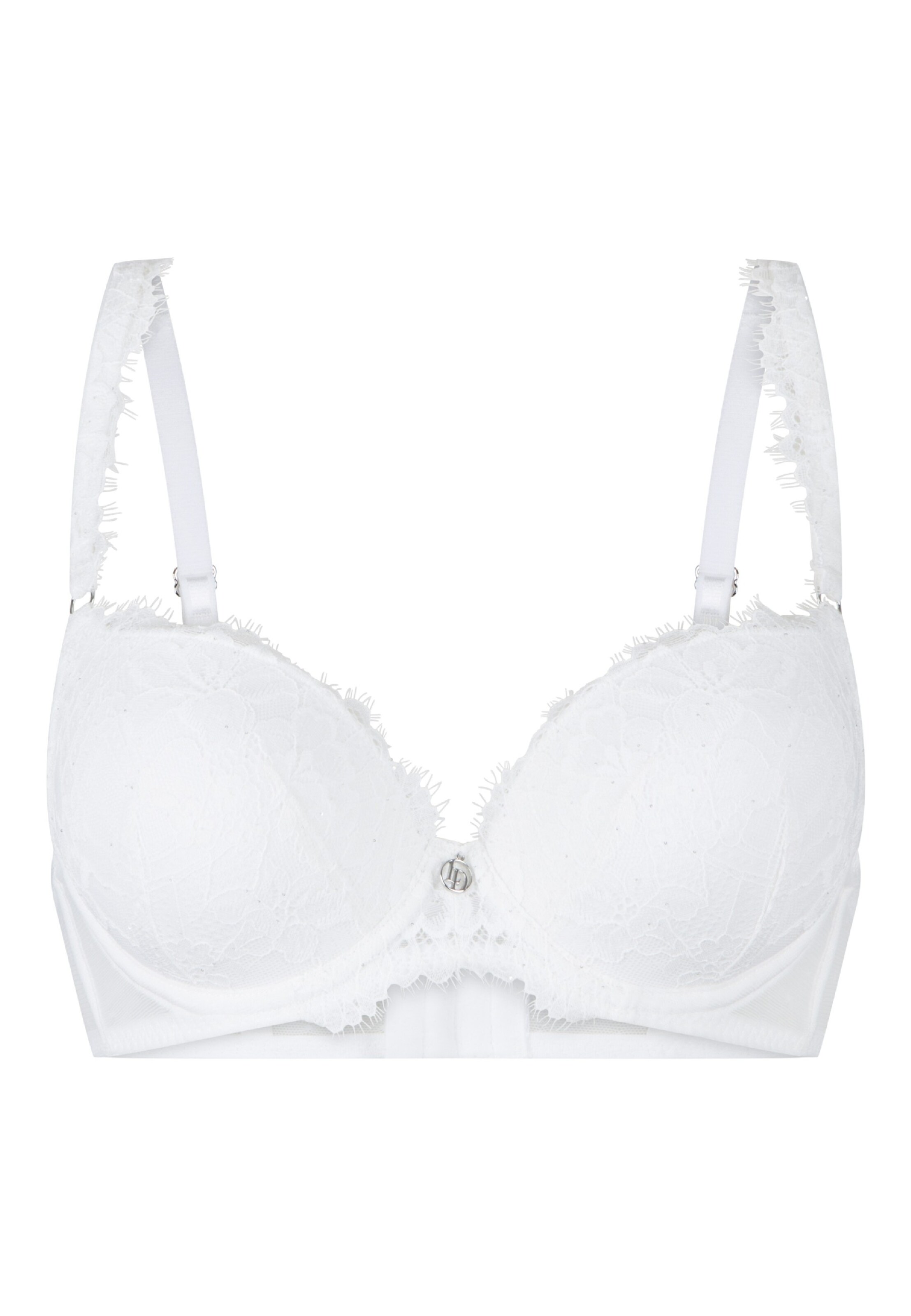 LingaDore Push-up BH in Wit: voorkant