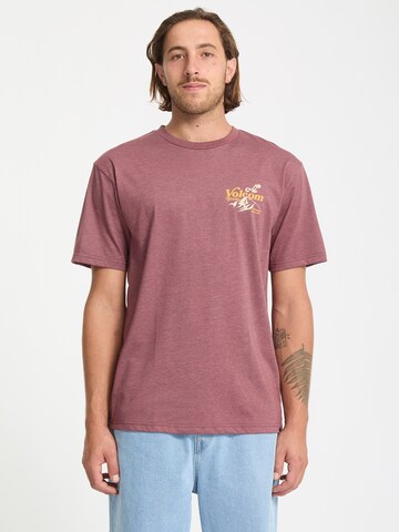 Volcom Shirt 'Back Country HTH' in Rood: voorkant