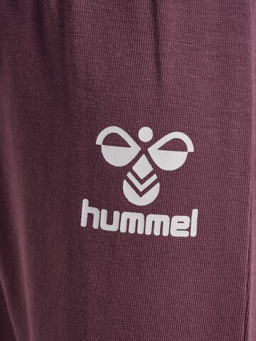 Hummel Tapered Pants in Purple