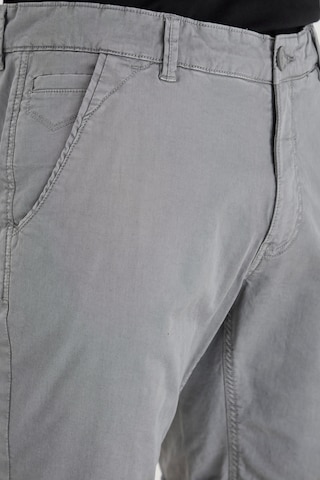 BLEND Regular Chinoshorts 'BRIX' in Grau