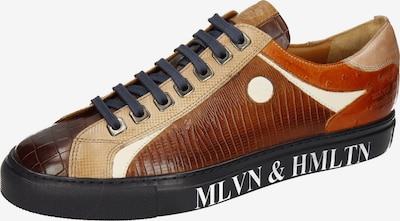 MELVIN & HAMILTON Sneakers laag 'Harvey 9' in de kleur Beige / Bruin / Wit, Productweergave