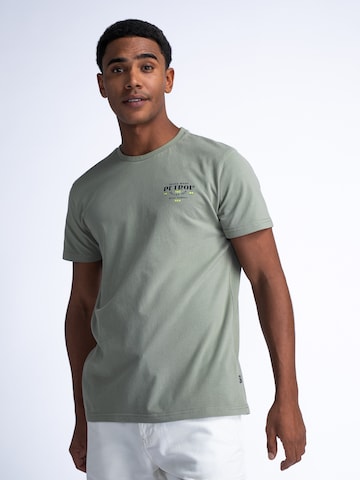 Petrol Industries Shirt 'Classic' in Groen: voorkant