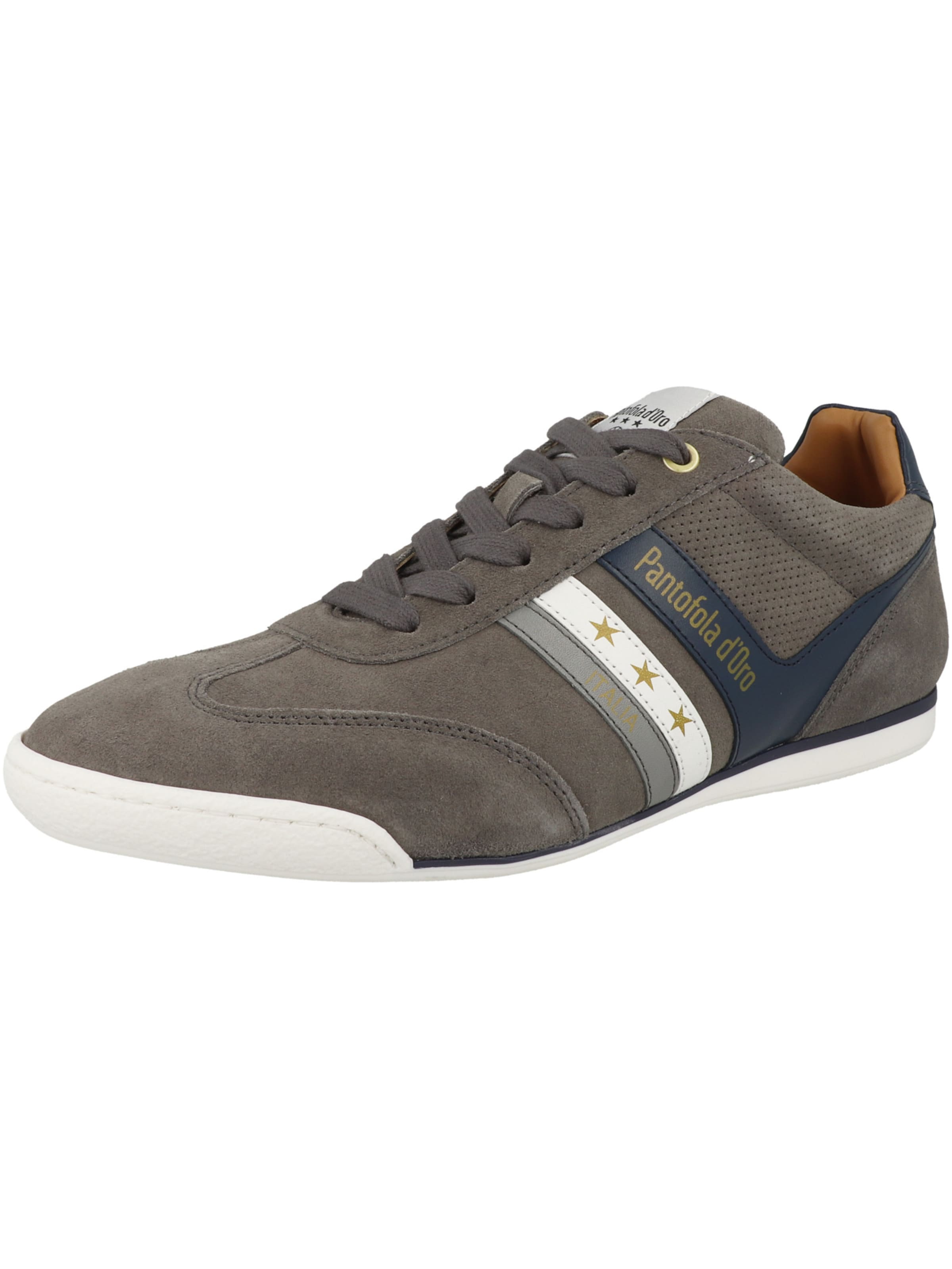 PANTOFOLA D'ORO Platform trainers 'Vasto Suede' in Grey