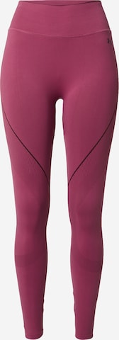 Pantalon de sport 'Vanish' UNDER ARMOUR en rose : devant