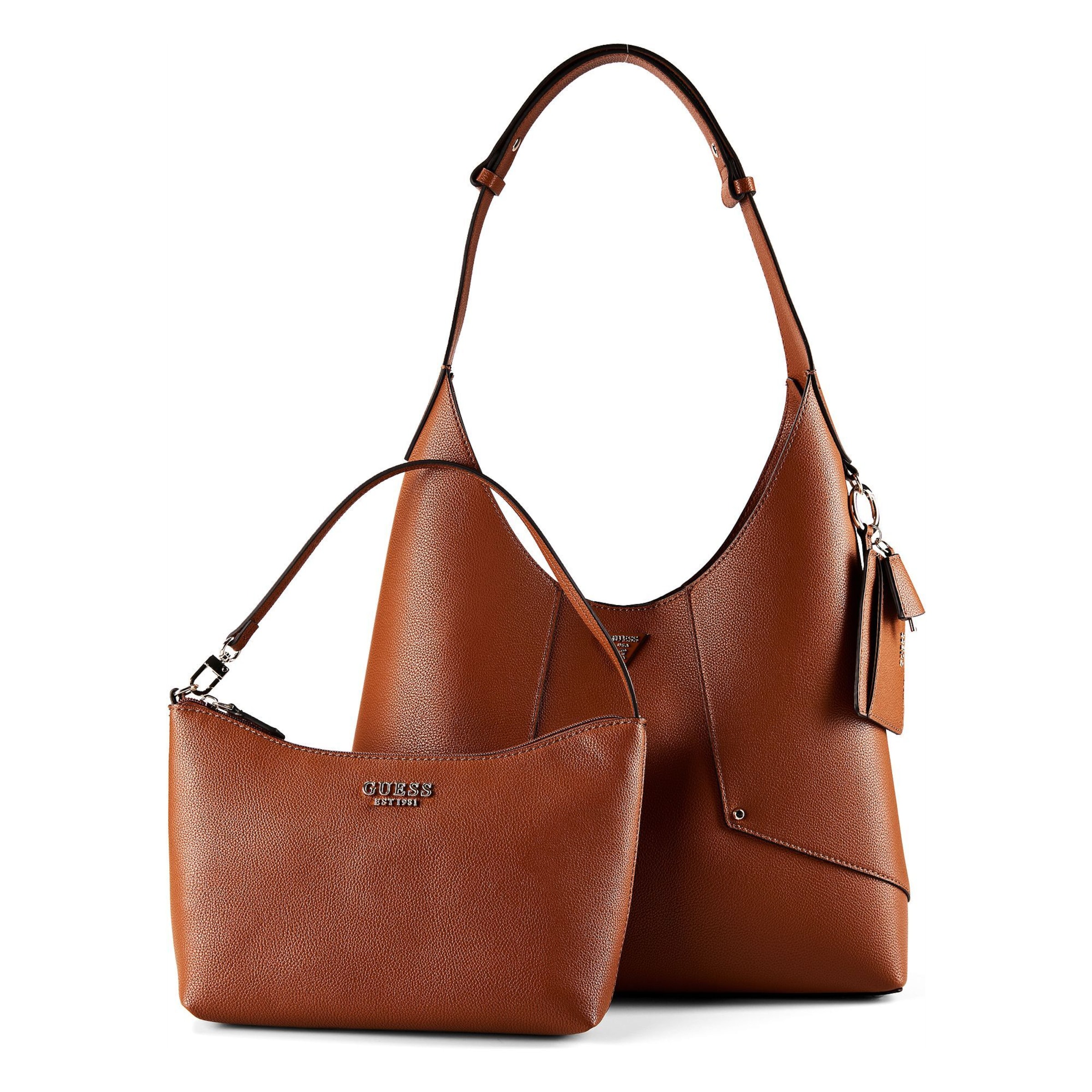 Borsa a spalla 'Darcy' GUESS di colore cognac, Visualizzazione prodotti