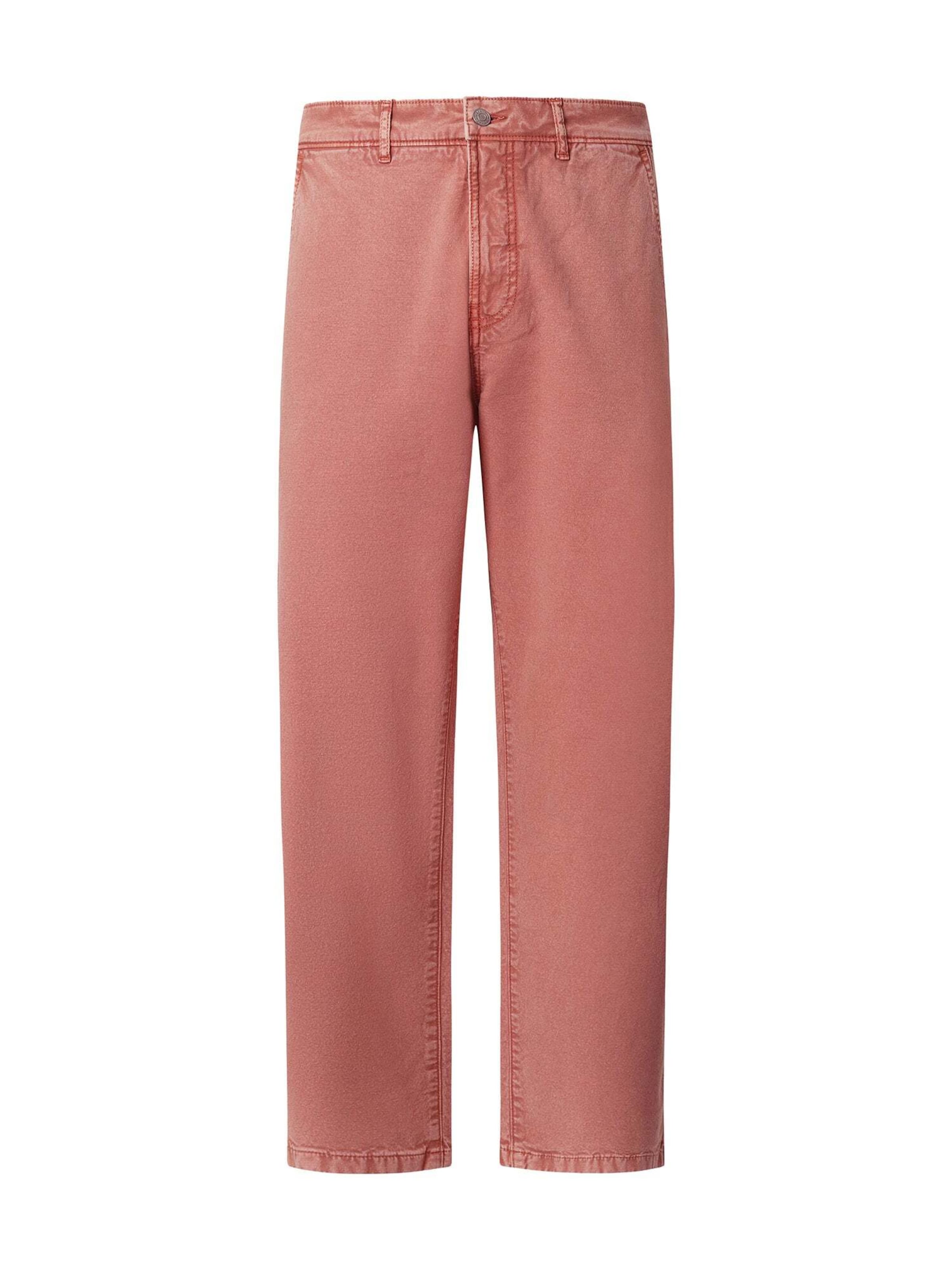 Pepe Jeans Loose fit Chino Pants in Red: front