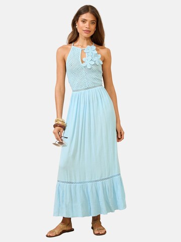 Rochie de la Lipsy pe albastru: față