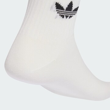 Șosete '3-STRIPES CREW 10 PAIRS' de la ADIDAS ORIGINALS pe alb