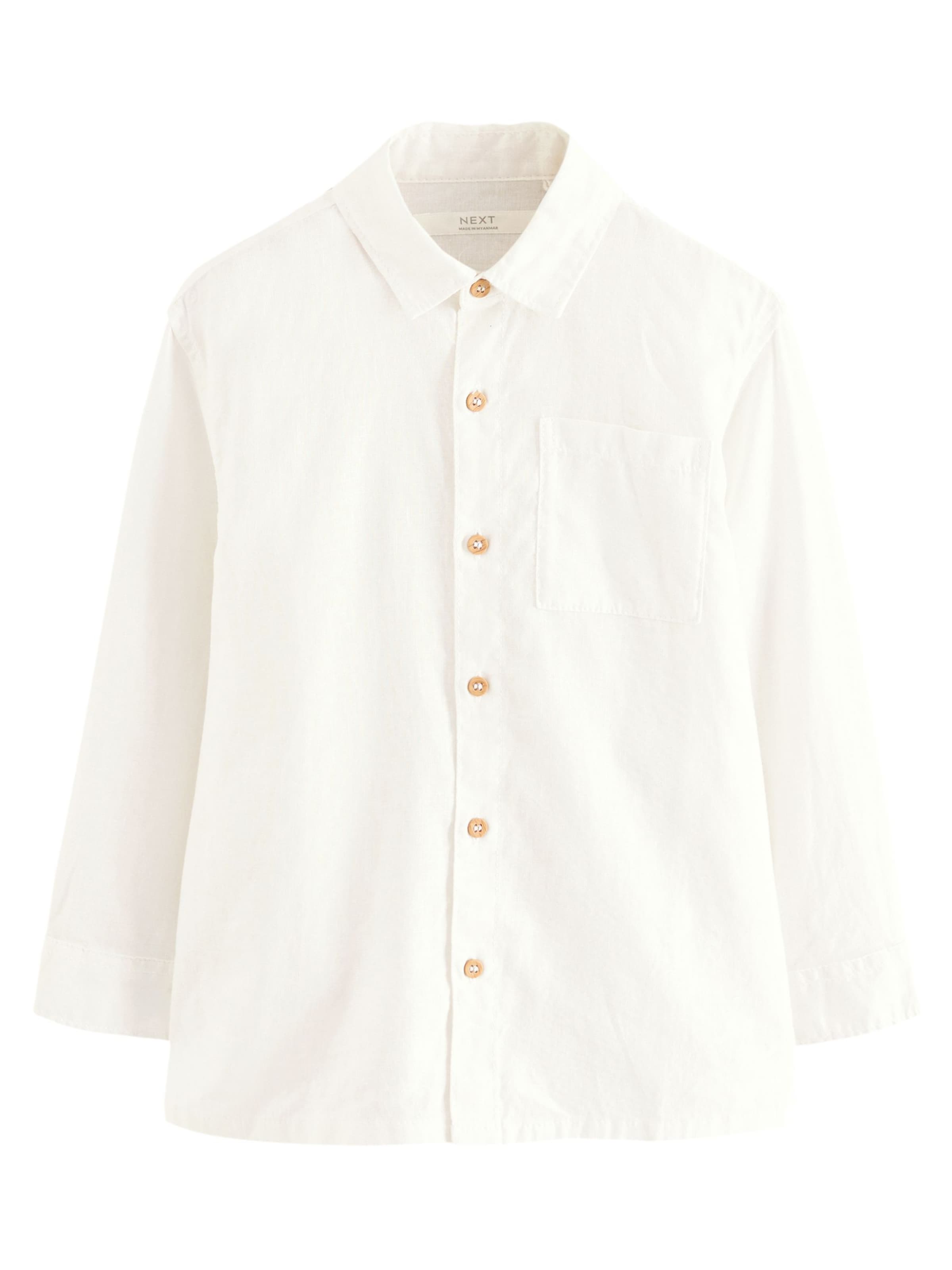 Next Regular Fit Paita värissä valkoinen: etupuoli