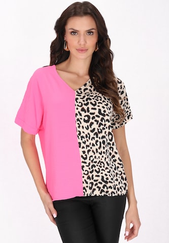 faina Μπλουζάκι σε ροζ: μπροστά