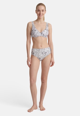 BECO the world of aquasports Bikini 'Flower Lines' in Wit