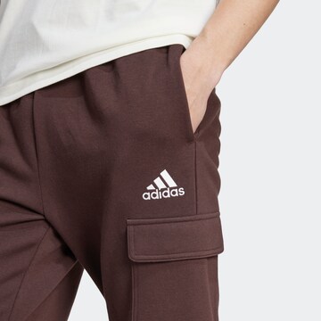 ADIDAS SPORTSWEAR Tapered Sporthose in Braun