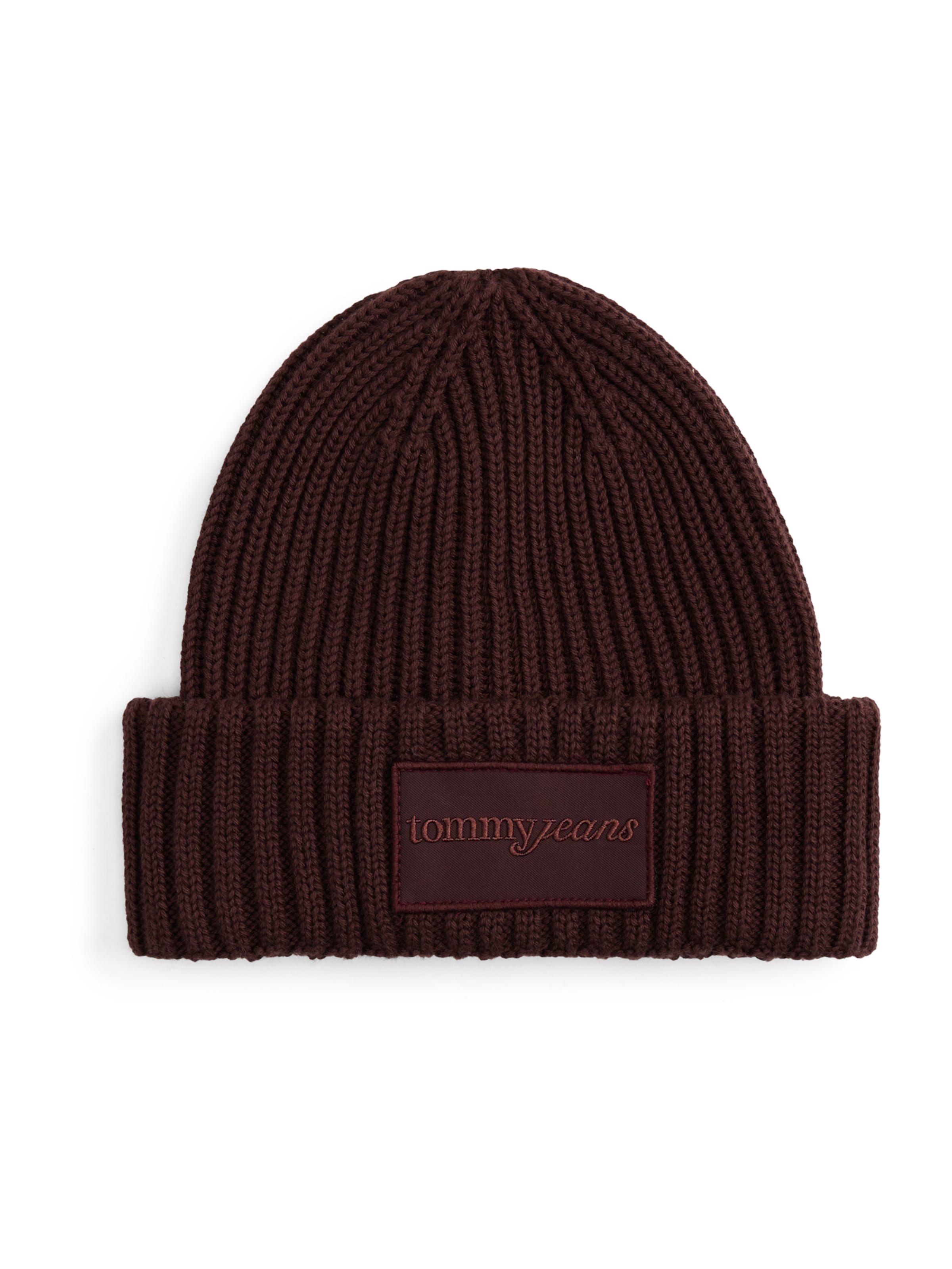 Tommy Jeans Mütze in Braun: Vorderseite