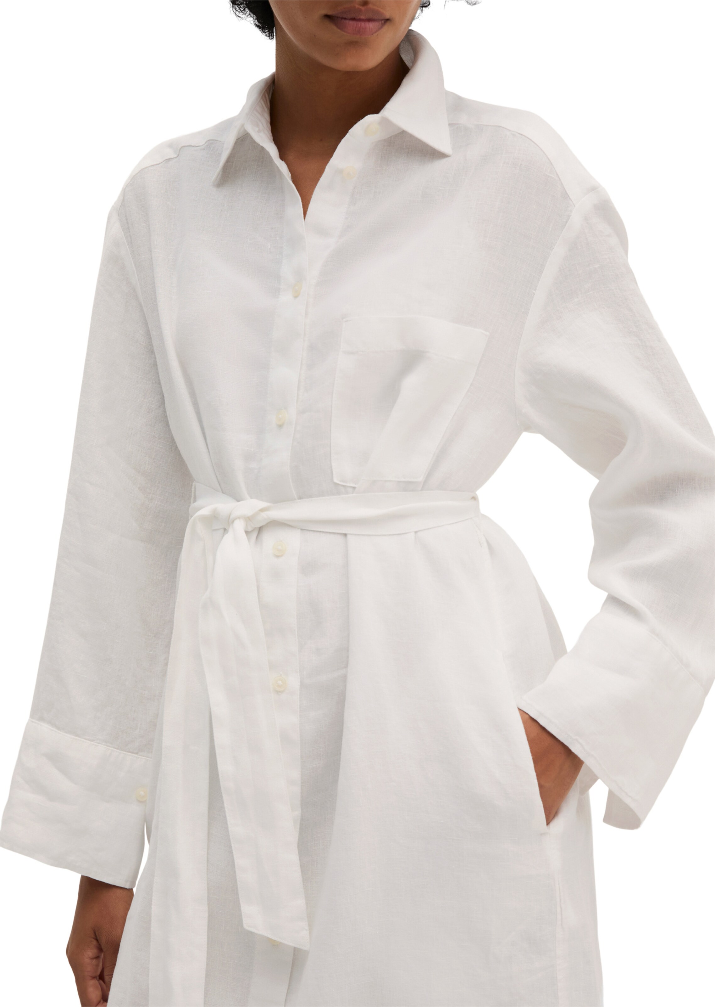 Robe-chemise Marc O'Polo en blanc