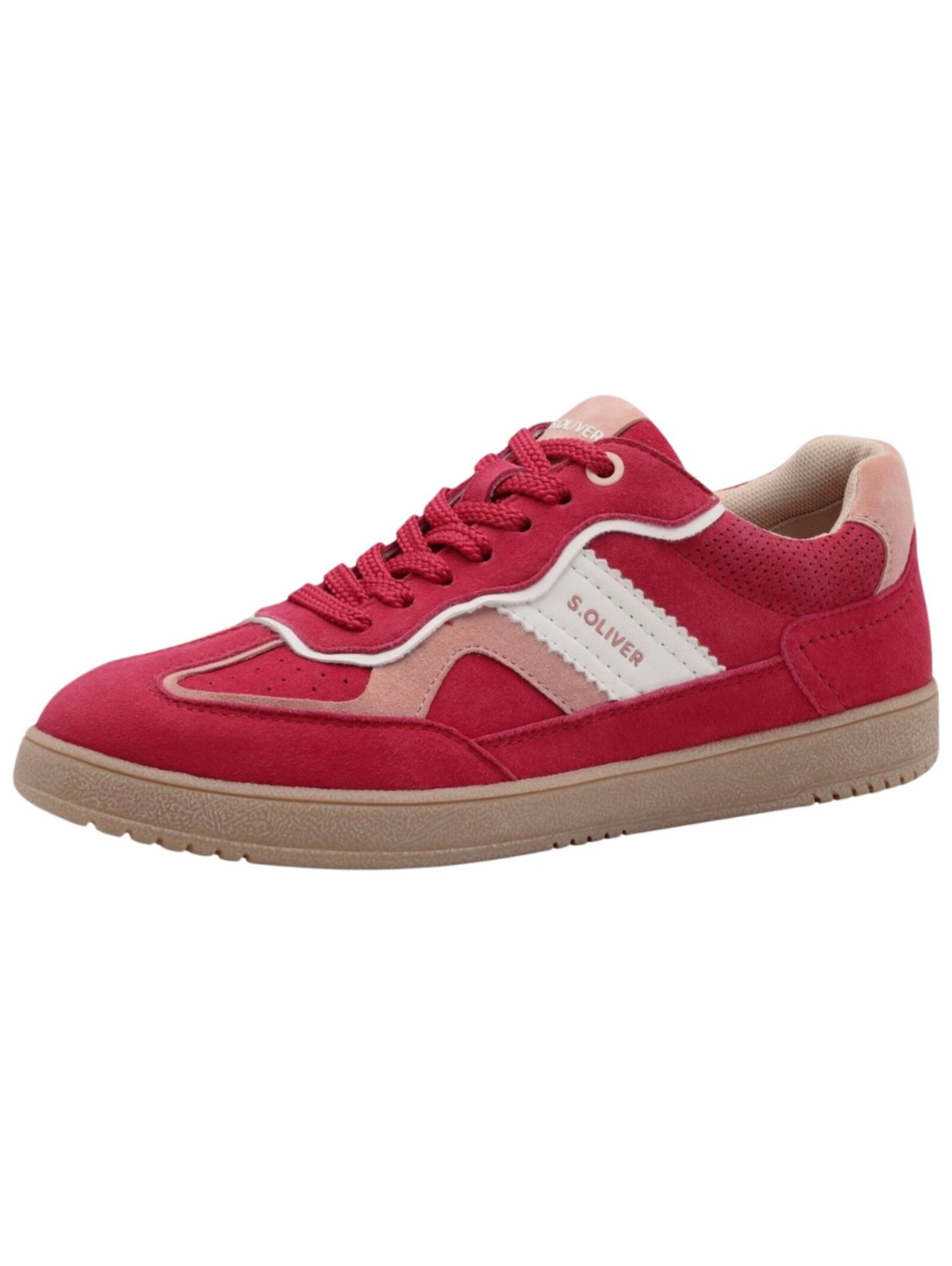 Sneaker bassa di s.Oliver in rosso: frontale