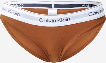 Slip de la Calvin Klein Underwear pe maro: față