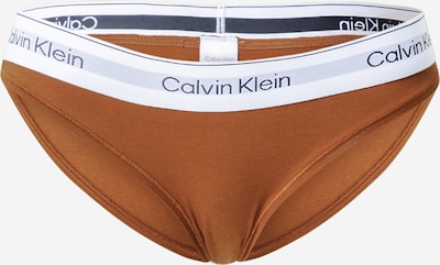 Calvin Klein Underwear Slip en marron / noir / blanc, Vue avec produit