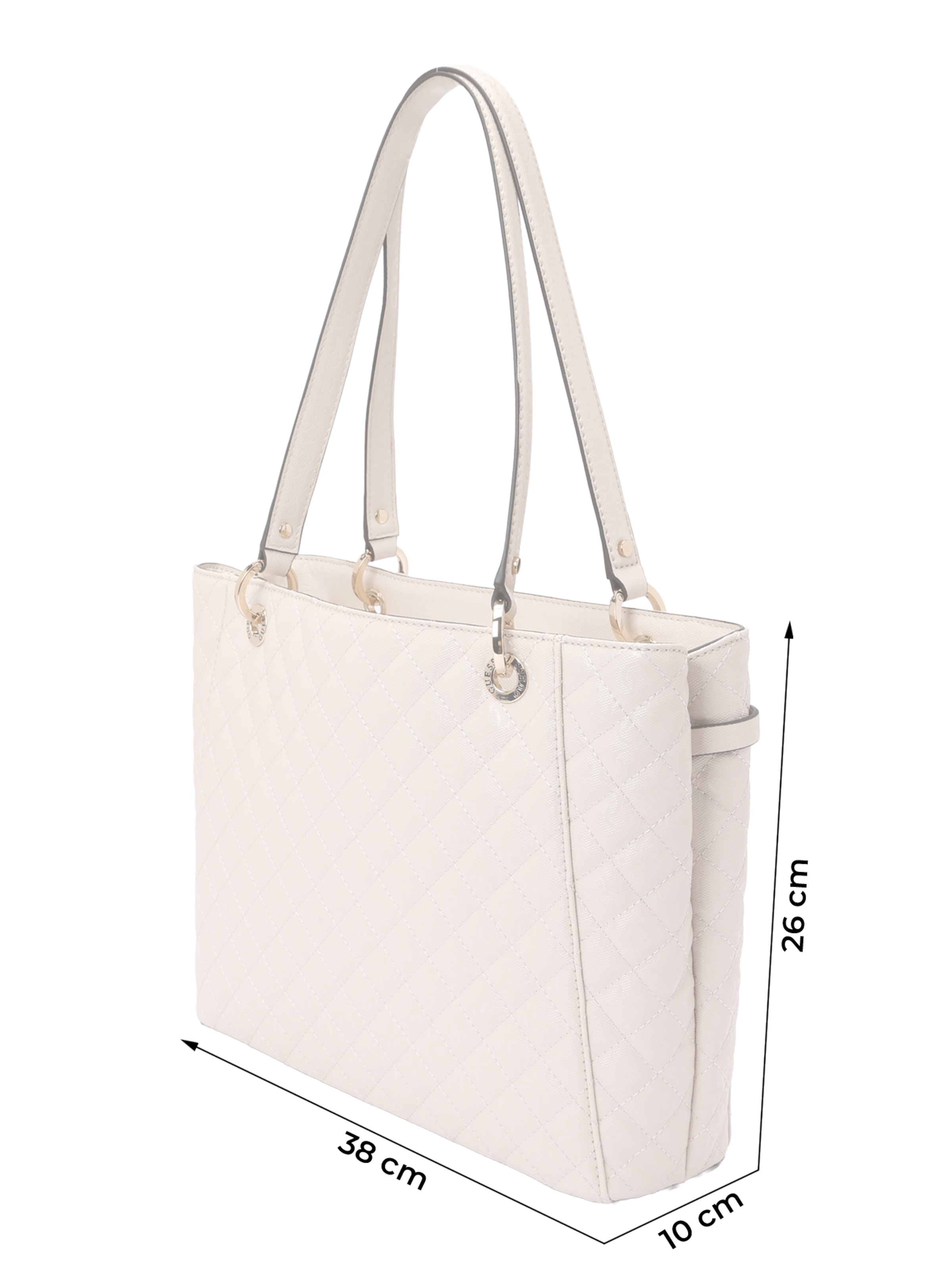 Borsa a spalla 'Idra Noel' di GUESS in bianco