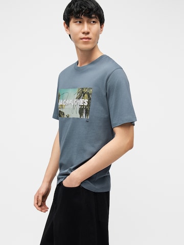 T-Shirt 'JJINDIANA' JACK & JONES en bleu