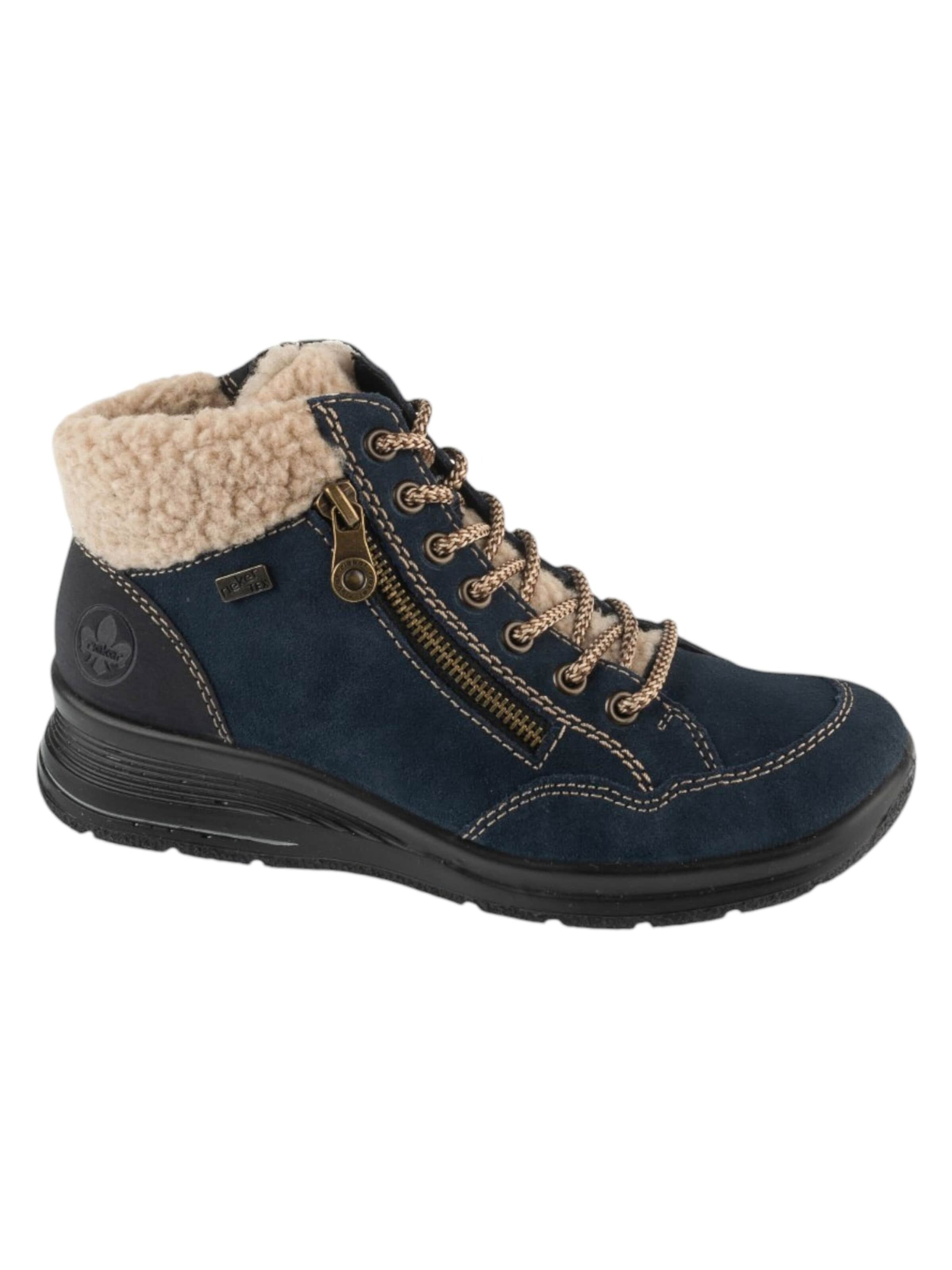 Bottes à lacets 'Rieker Booties L7701' Rieker en bleu : devant