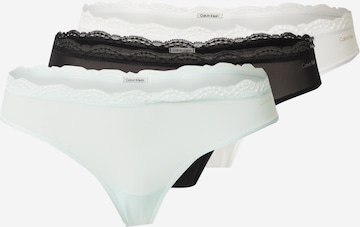 String Calvin Klein Underwear en vert : devant