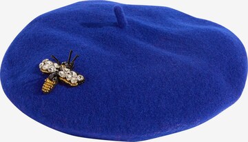 Bonnet love & roses en bleu : devant