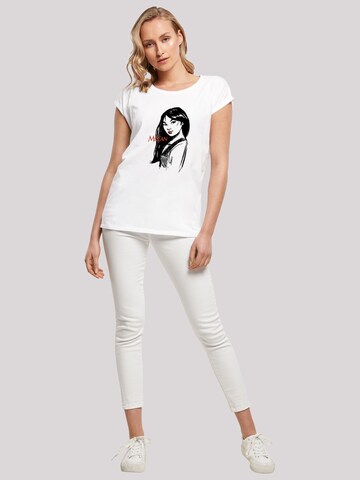 T-shirt 'Mulan Sketch' F4NT4STIC en blanc