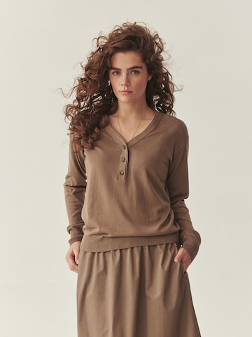 Pullover 'TELLA' di TATUUM in marrone: frontale