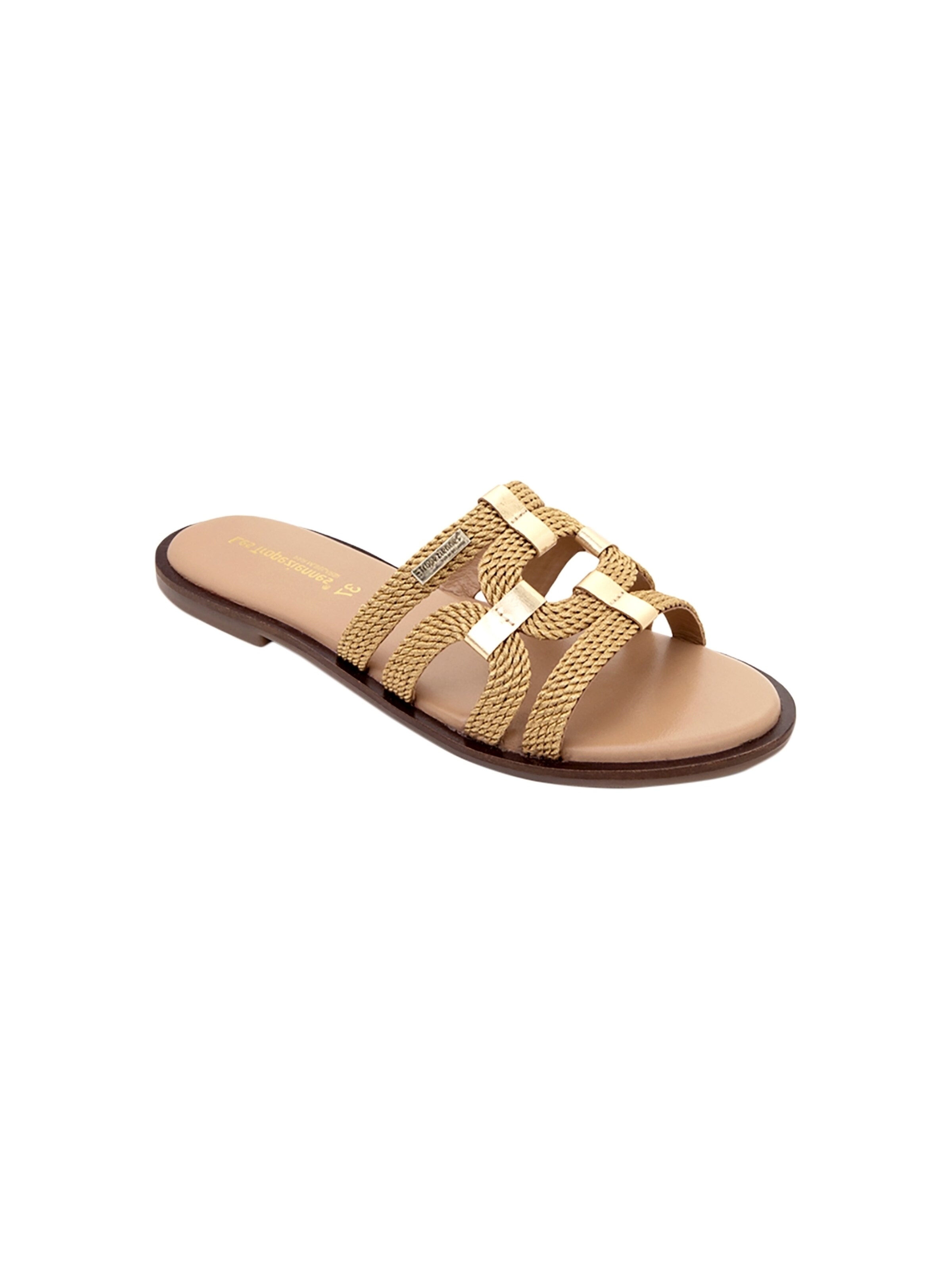 Les Tropéziennes - Sandalias 'Ledersandalen Les Gina' en oro