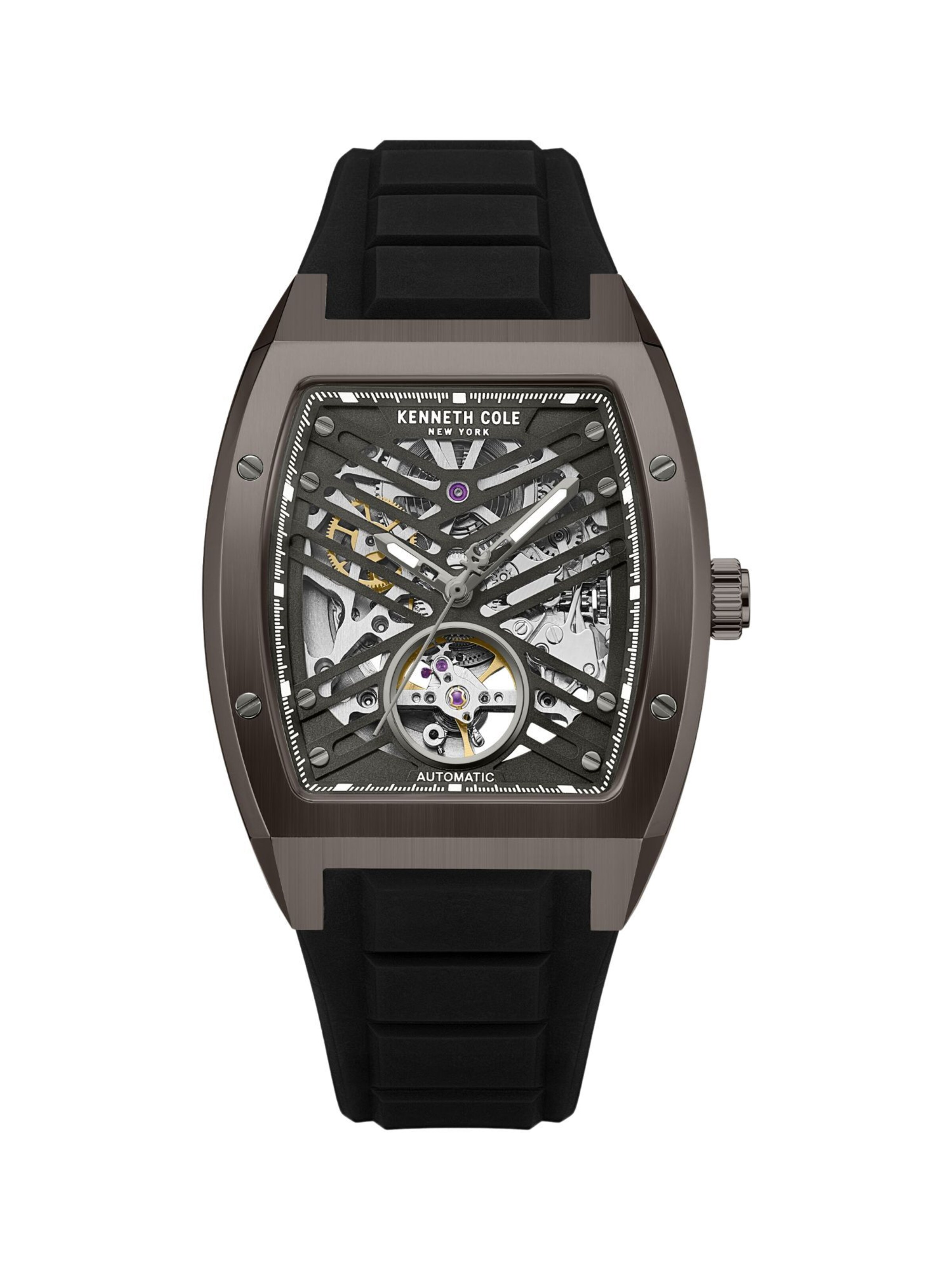 Kenneth Cole Analog Watch 'Milford' in Black: front