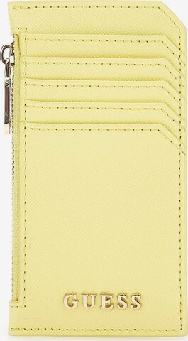 GUESS Wallet 'Noelle' in Yellow: front