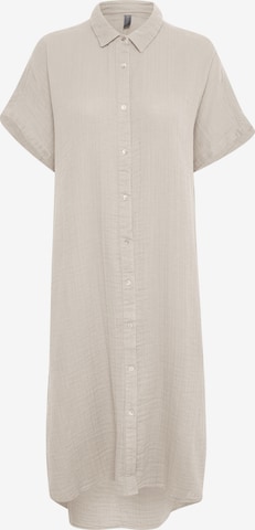 CULTURE Kleid 'Elina' in Beige: predná strana