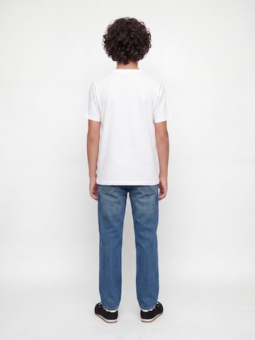 Jack & Jones Junior Широка кройка Дънки 'JJIChris JJOriginal' в синьо