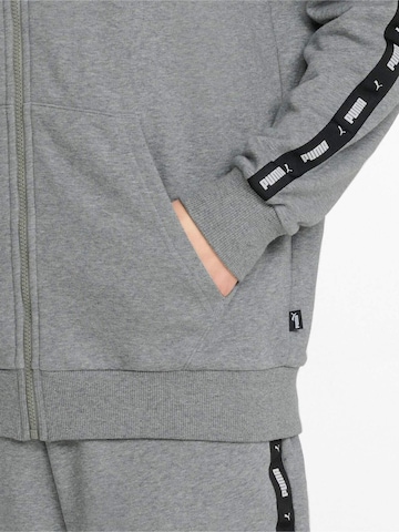 Giacca di felpa 'Puma ESS Tape' di PUMA in grigio