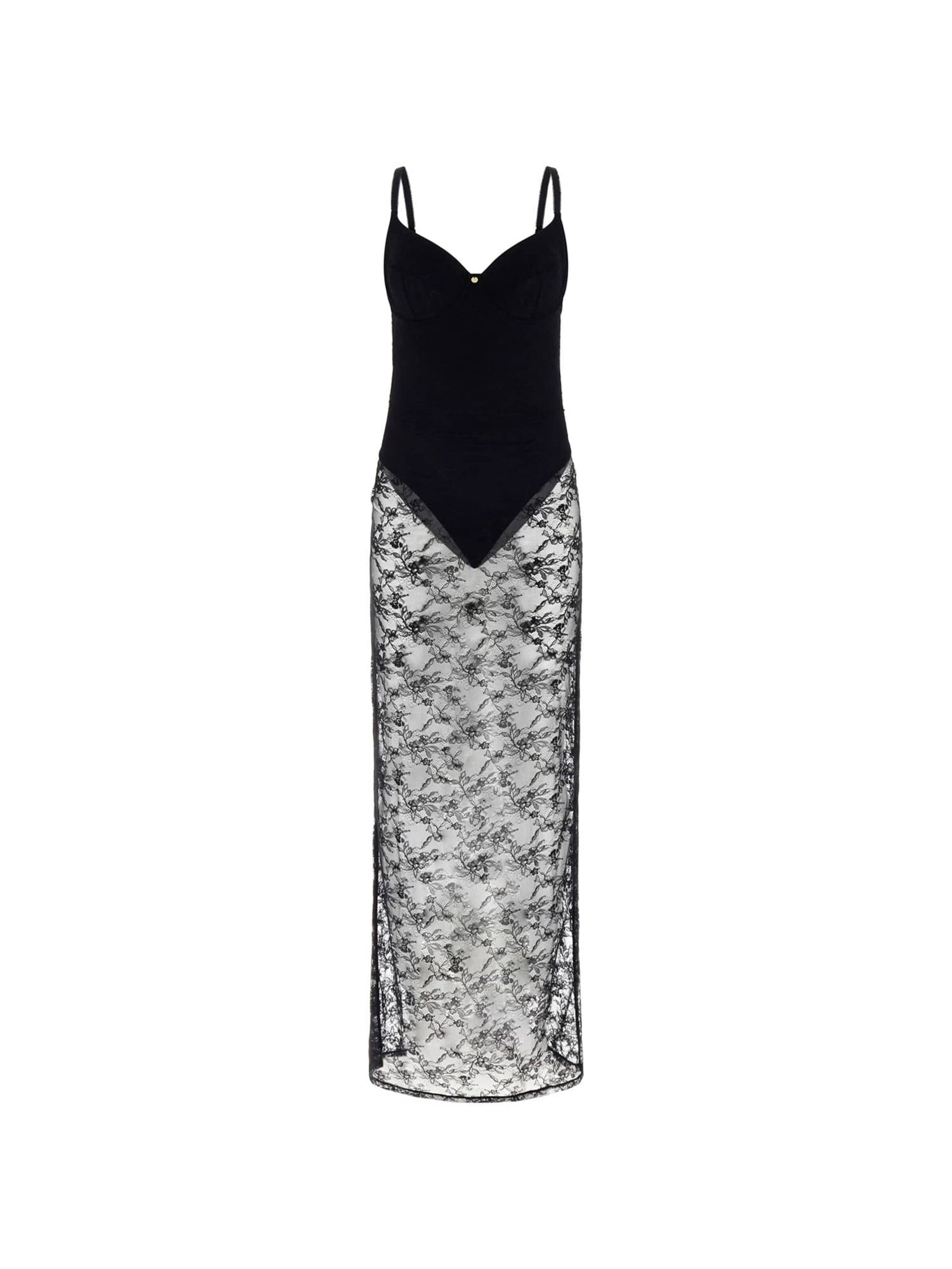 GUESS Kleid 'Elena' in Schwarz: Vorderseite