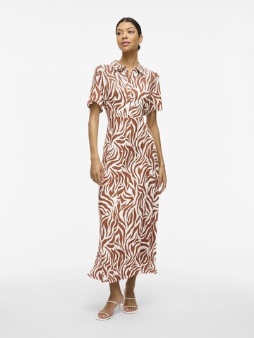 VILA Shirt dress in Brown: front