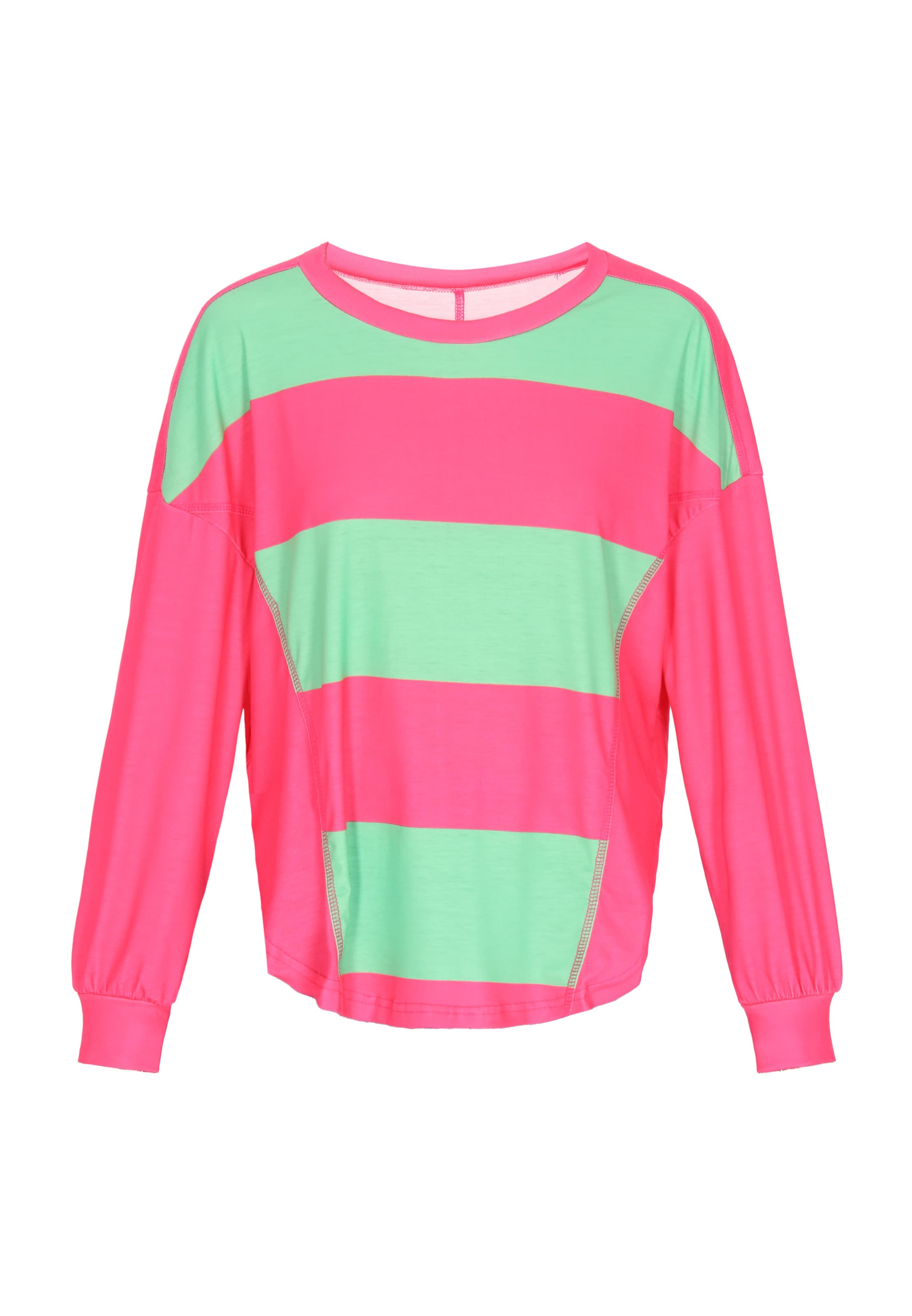 SANIKA Camisa 'Fashion Look' em verde claro / rosa, Vista do artigo