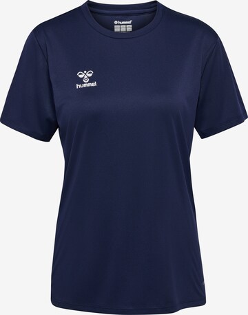 Hummel Shirt 'ESSENTIAL' in Blauw: voorkant