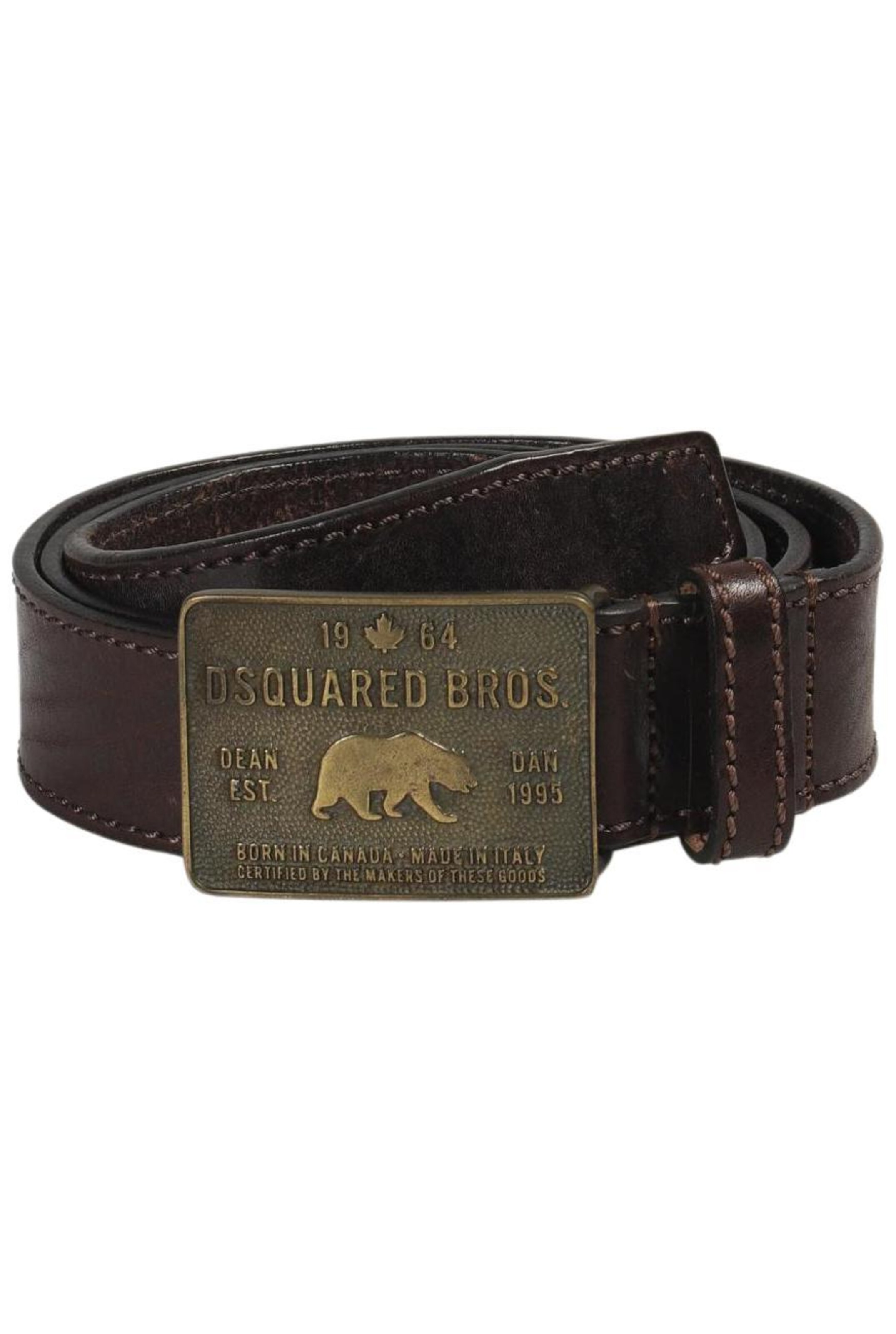 DSQUARED2 Belt & Suspenders in One size in Brown: front