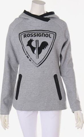 ROSSIGNOL Sweatshirt & Zip-Up Hoodie in L in Grey: front