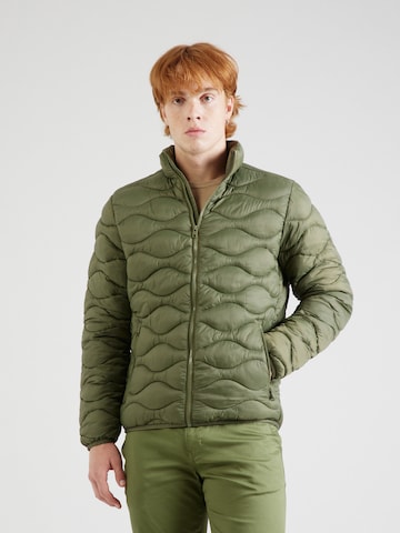 JACK & JONES Between-Season Jacket 'ICEBREAKER' in Green: front