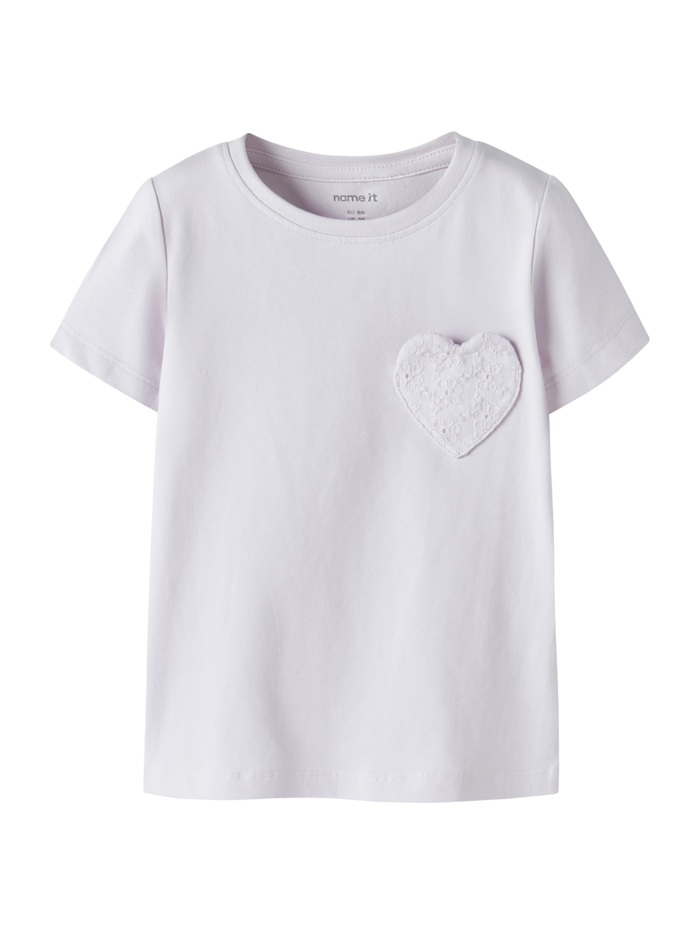 NAME IT - Camiseta 'NMFDEAS' en lila: frente