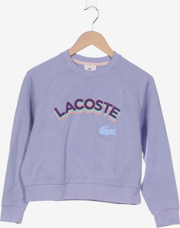 Lacoste LIVE Sweatshirt & Zip-Up Hoodie in XS in Purple: front